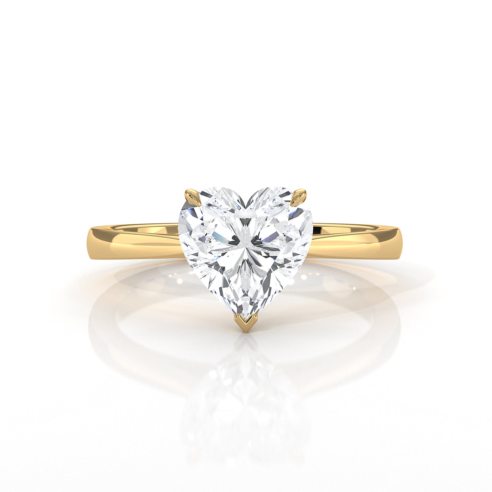 4.5g Princess Prong Setting Lab Grown Diamond Engagement Solitaire Ring IGI Certified 1.00 Ctw.